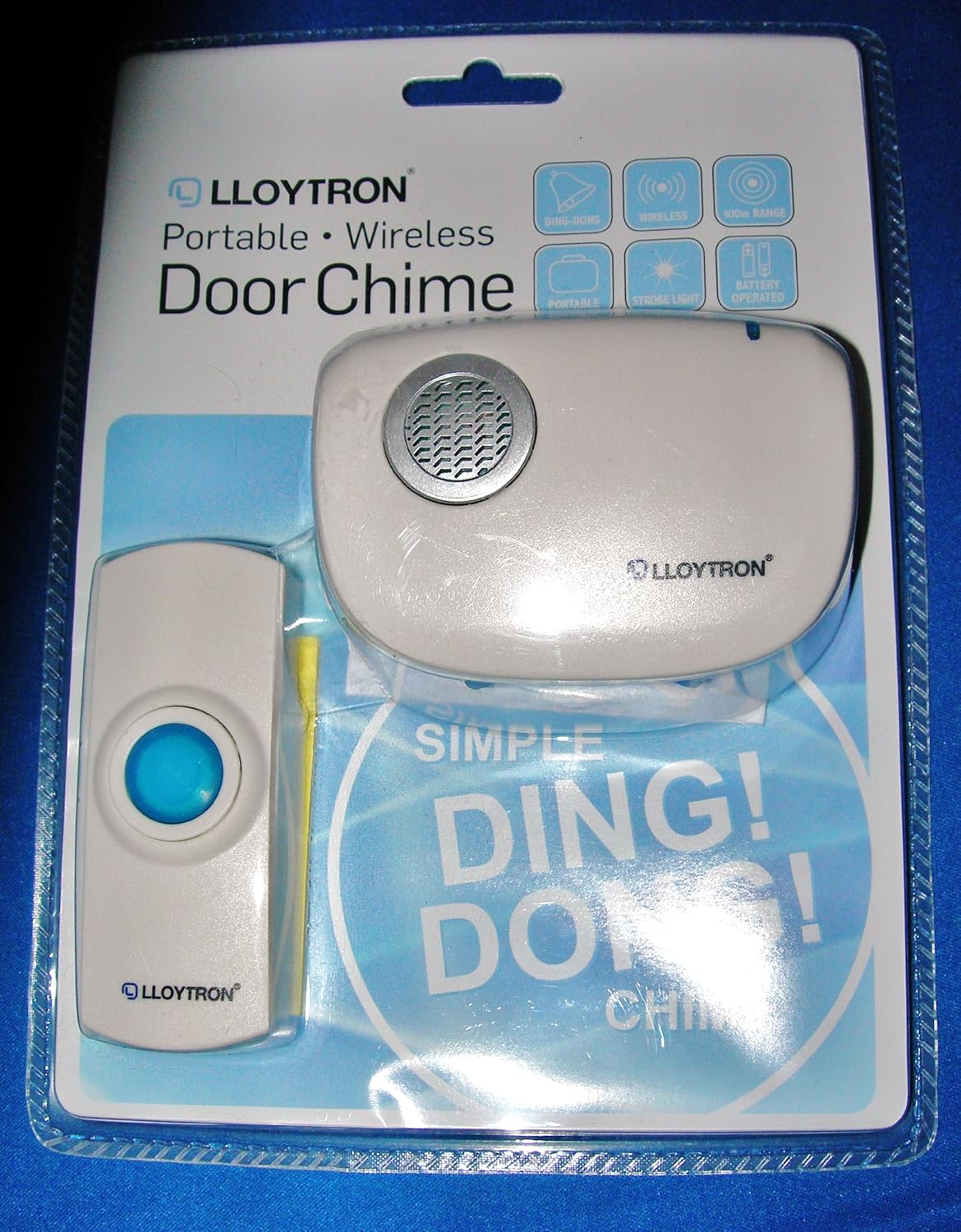 LLOYTRON B476 Portable Wireless Door Chime Amazon.co.uk Kitchen & Home