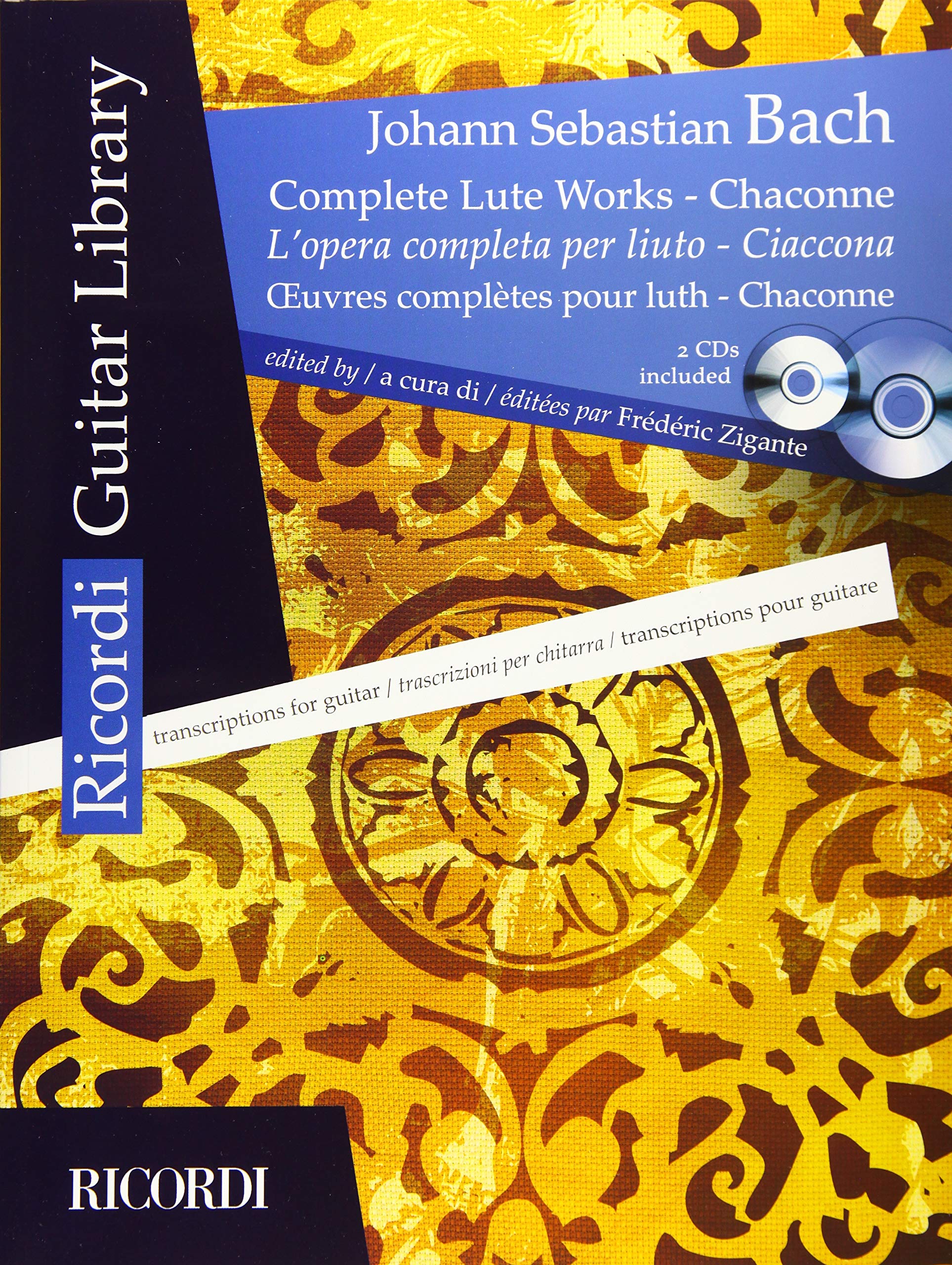 Complete Lute Works - Chaconne: Guitar (Ricordi Guitar Library)