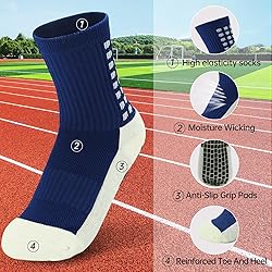 Yufree Youth Grip Soccer Socks - Boys and Girls