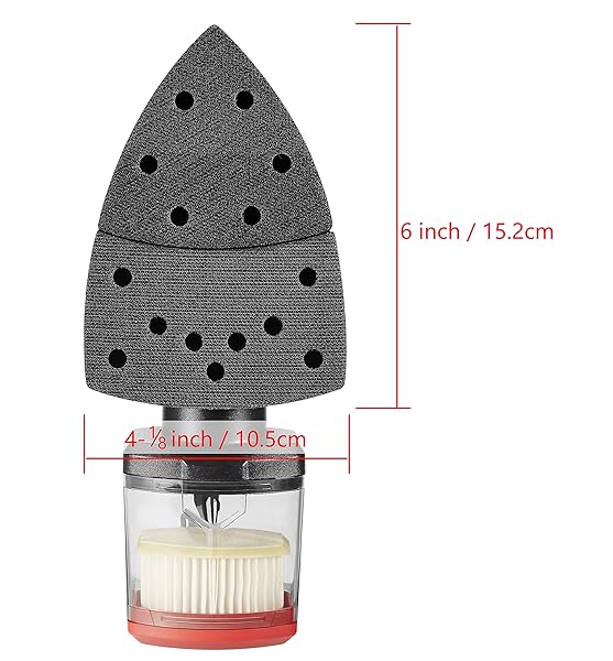 SKIL CORDED MULTI-FUNCTION DETAIL SANDER WITH MICRO-FILTER DUST BOX 3 ADDITIONAL ATTACHMENTS & 12PC SANDING SHEET- SR232301