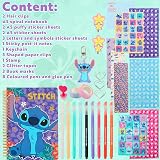 Disney Stitch DIY Journal Kit A5 Notebook Stickers Pens Arts Crafts view 6