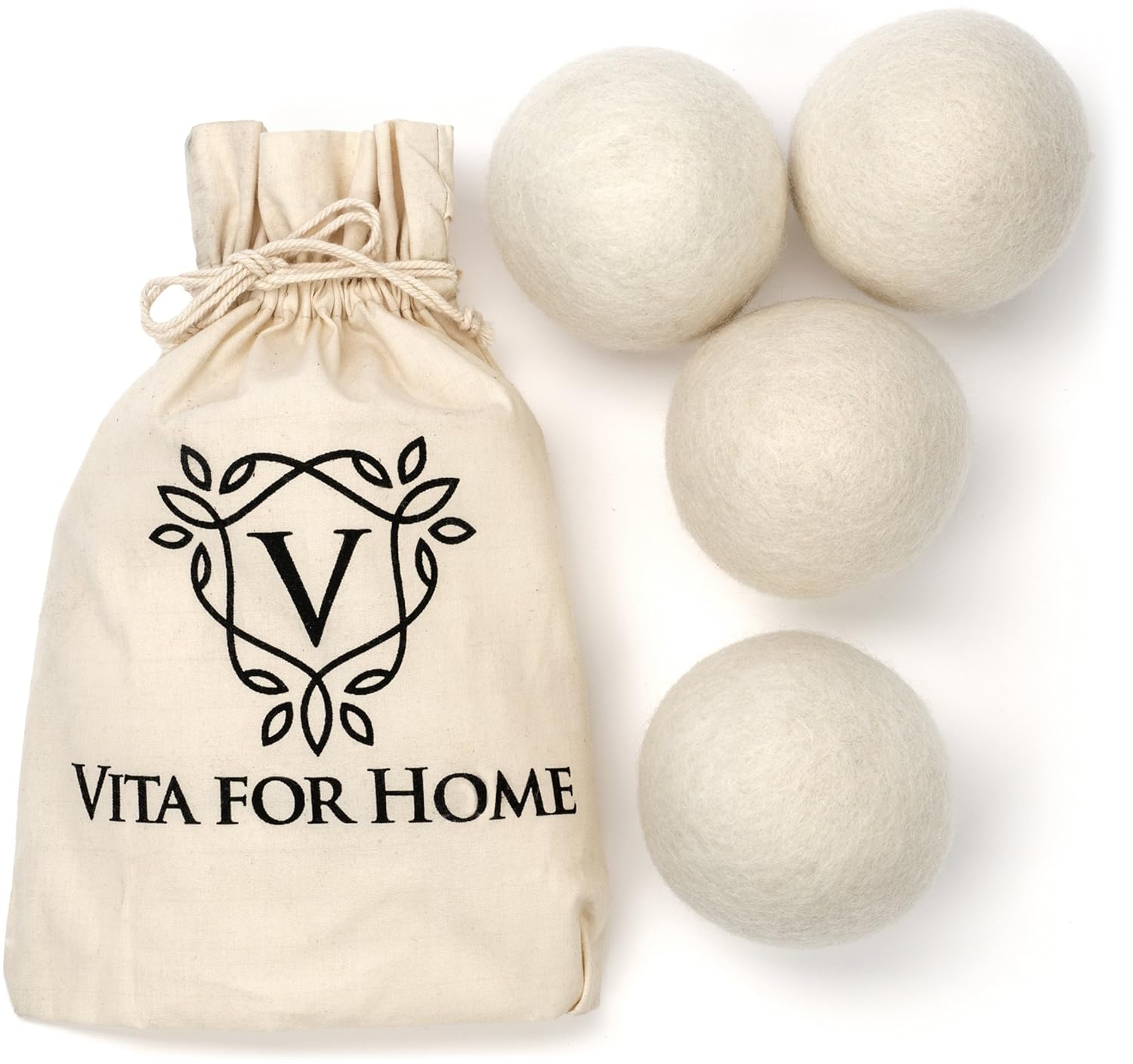 Dryer Balls XL Premium 100 Organic New Zealand Wool