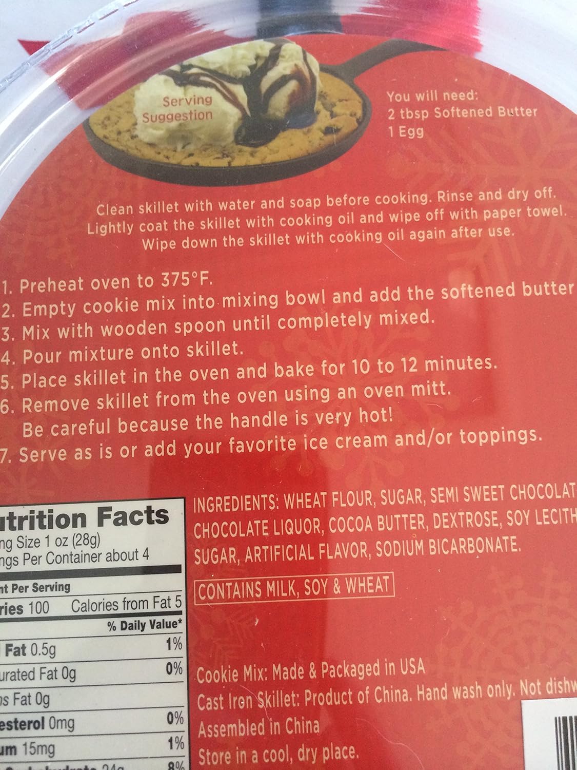 nestle toll house skillet cookie