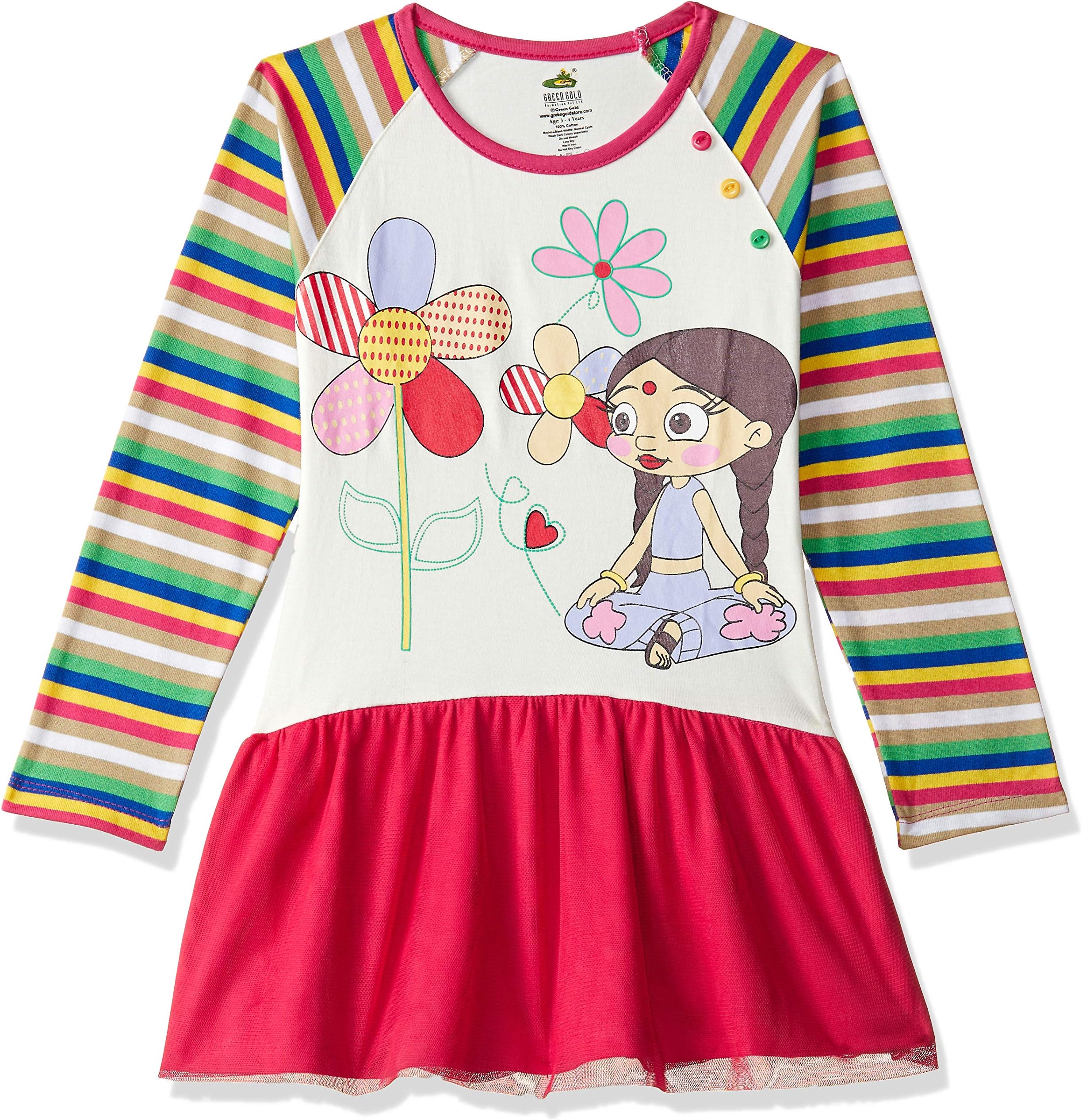 Chhota Bheem Girls' T-Shirt