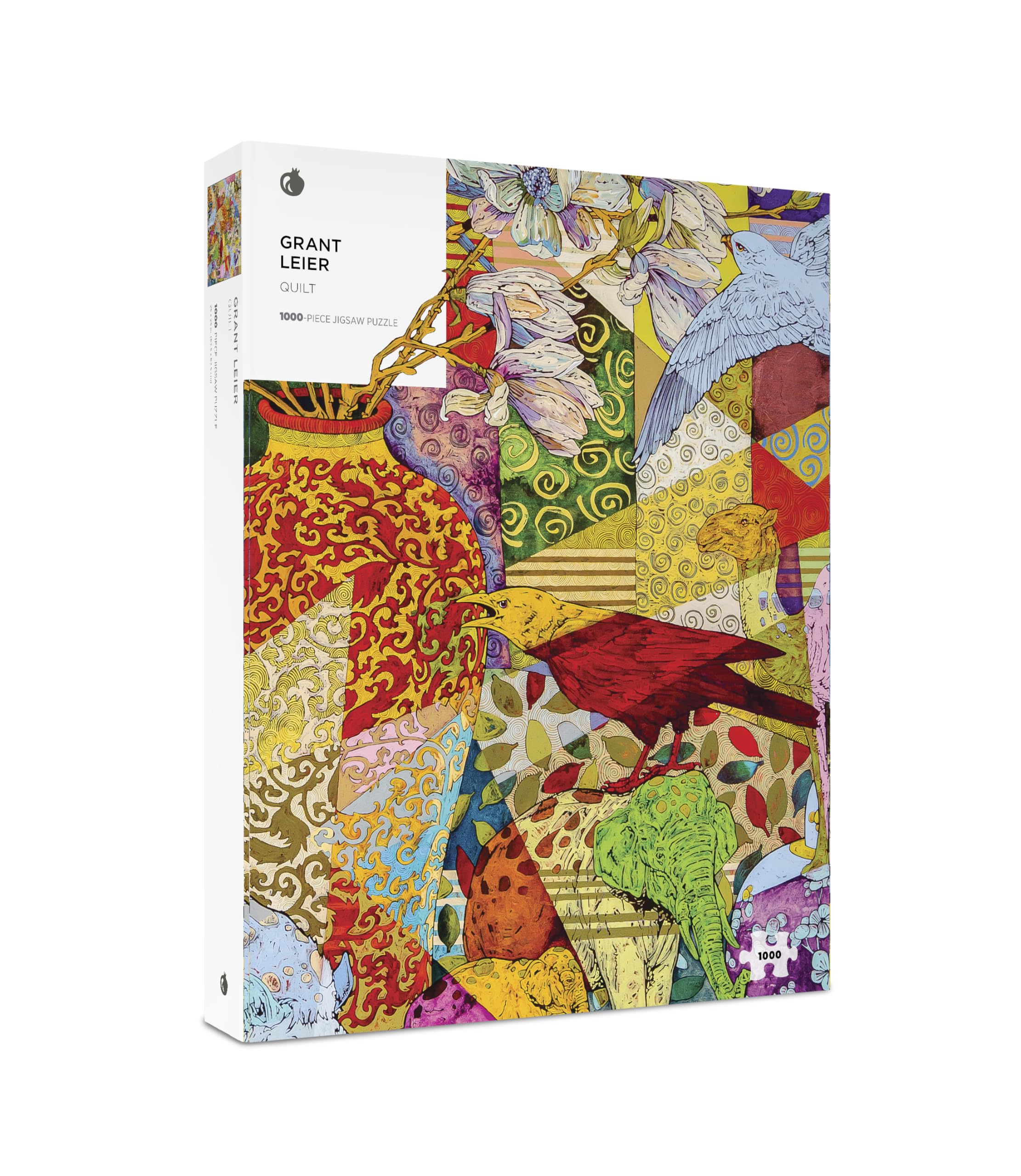 Photo 1 of Pomegranate 1000-Piece Jigsaw Puzzle for Adults, Grant Leier's Quilt, Matte Finish, Snug Fit