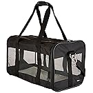 AmazonBasics Black Soft-Sided Pet Carrier - Large