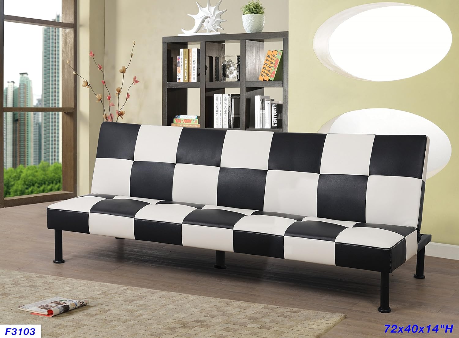 Best white leather futon sofa bed