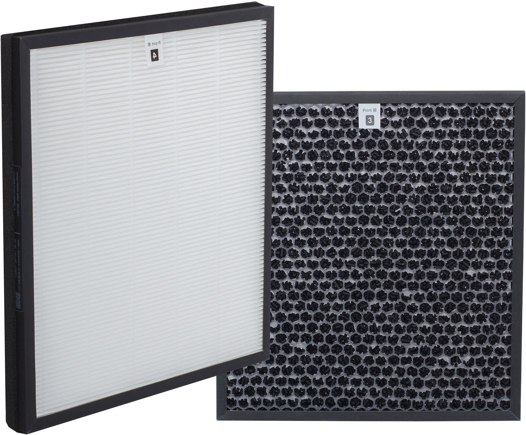 Comedesreplacement filterset | bundle suitable for Philips AC4012/10 air purifier, HEPA and activated carbon filter | replaces Philips AC 4124/10 & AC 4123/10 filter
