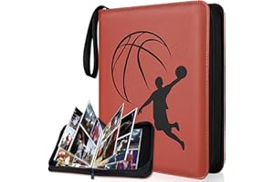 MLIKERO Trading Card Binder with Sleeves,440 Pockets Basketball Card Binder,Card Binder Fits for Basketball Cards 2023-2024,Soccer Cards, Sport Cards,Trading Cards………