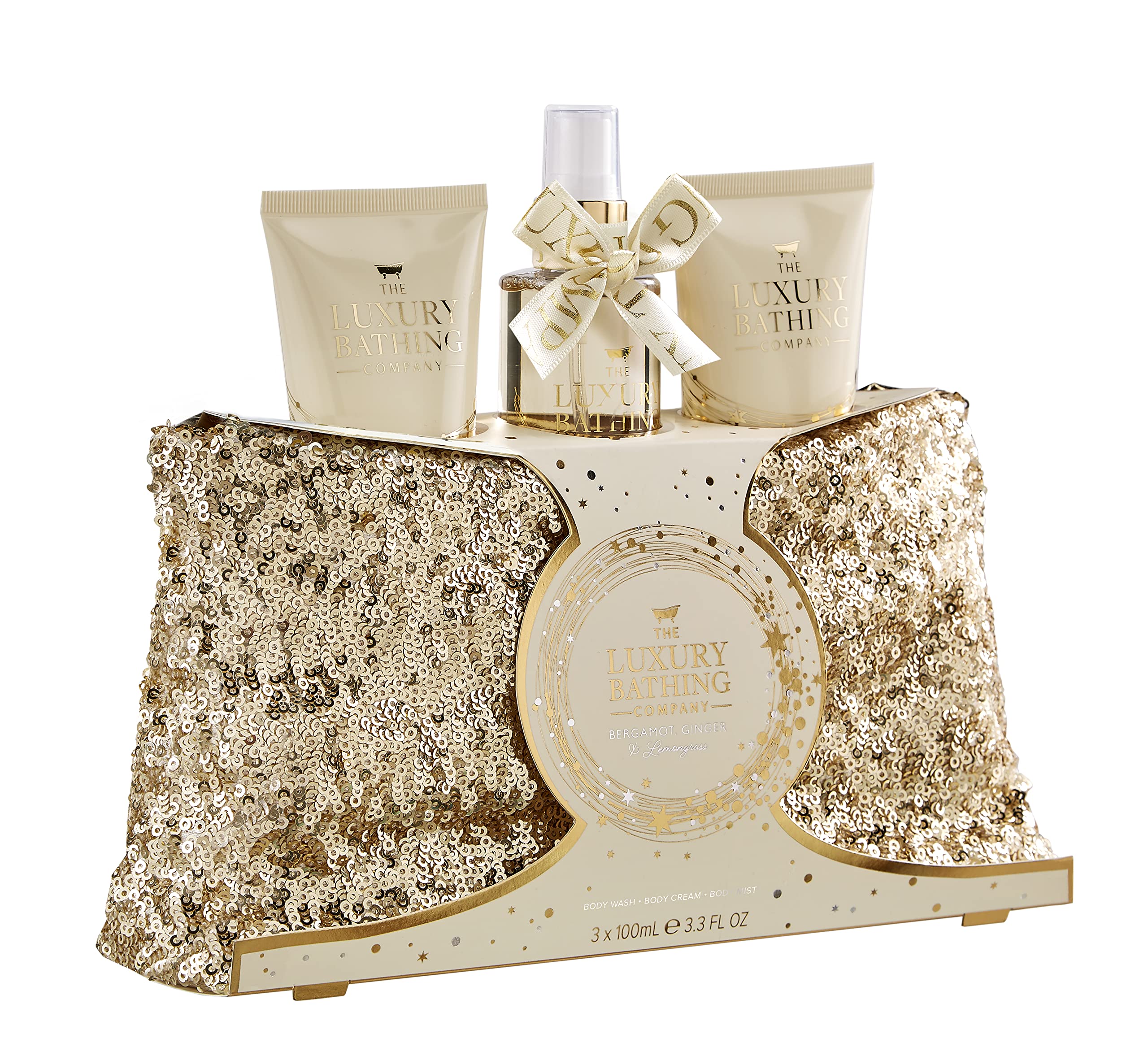 The Luxury Bathing Company Bergamot Ginger and Lemongrass Indulgent Giftset