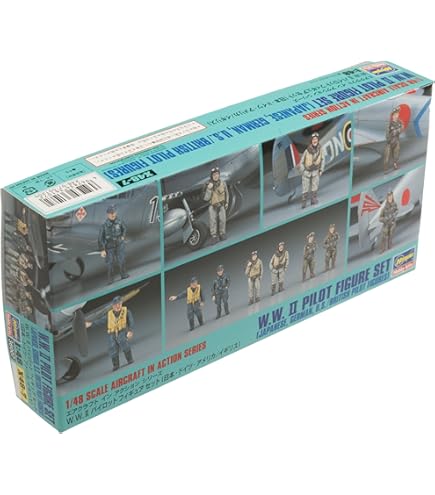 WWII 完成品？　3台　セット Amazon.com: RED BOX Plastic Model Figures WW2 IJN Pilots and