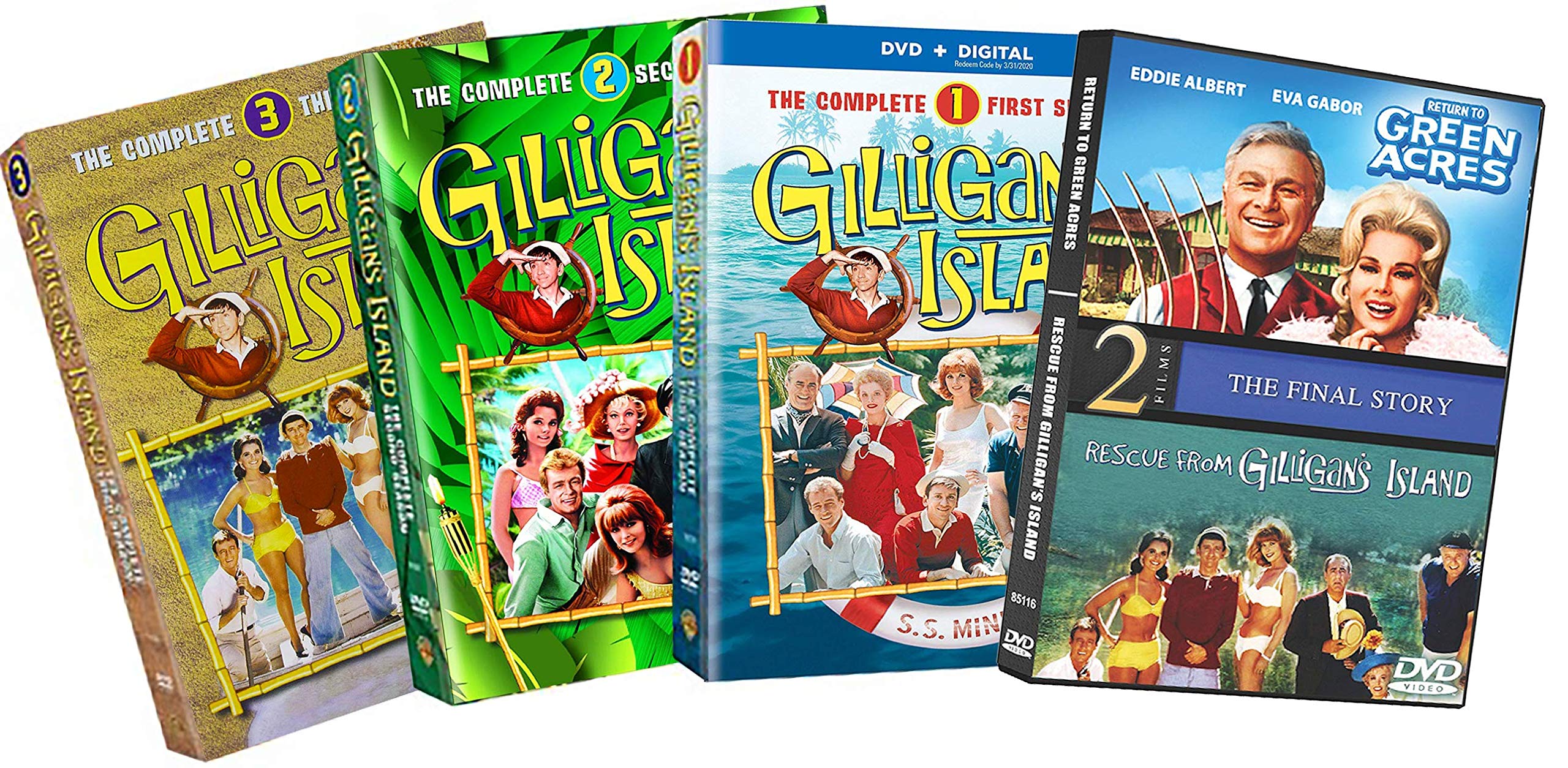 Gilligans Island: Complete TV Series Seasons 1-3 with Special Movie Rescue from Gilligan's Island DVD Collection