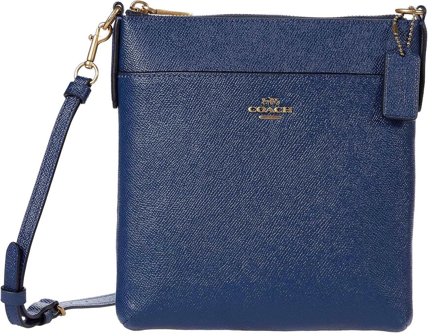 COACH Crossgrain Leather Kitt B4/Deep Blue One Size Handbags