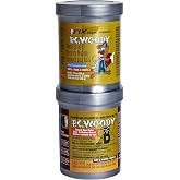 PC Products PC-Woody Wood Repair Epoxy Paste, Two-Part 12 oz in Two Cans, Tan