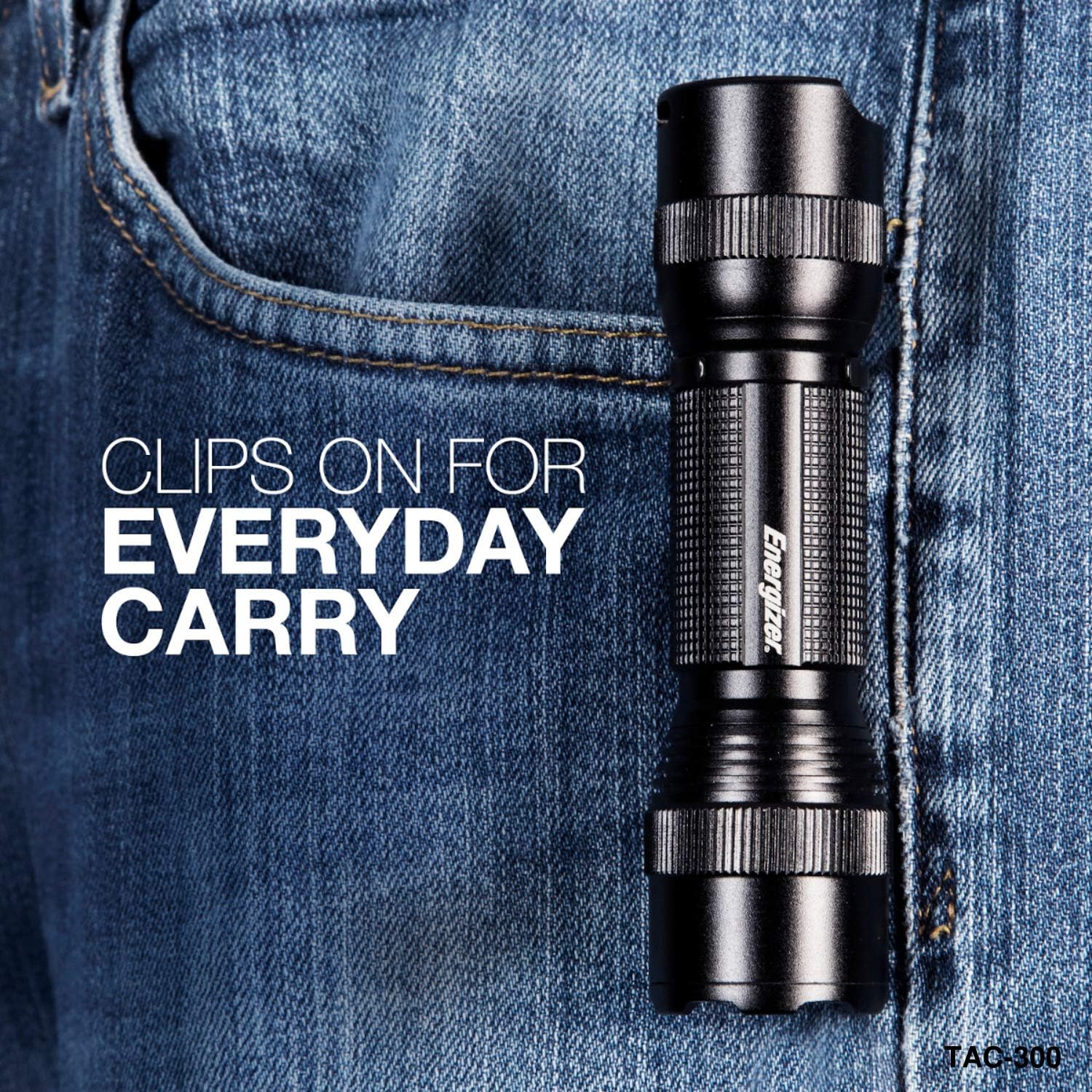 Energizer LED Tactical Flashlight, IPX4 Water Resistant, Super Bright, Heavy Duty Metal Body, Built for Camping, Outdoors, Emergency, Batteries Included : Sports & Outdoors