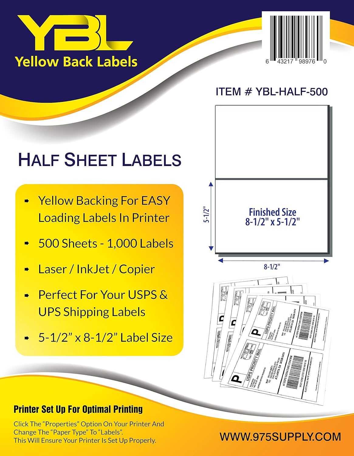 Strong Adhesive BPA Free and Many More Oknuu 4 x 6 450 Labels/Roll