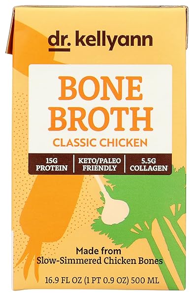 DR. KELLYANN CHICKEN BONE BROTH, 16.9 FZ