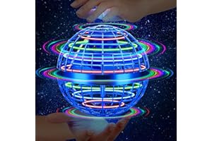 Vantexi Flying Orb Ball Toy,2025 Upgraded Parachute with LED Light,Magic Hand Controlled Gravity Ball,Cosmic Globe Boomerang,Cool Christmas Birthday Gift for 6 7 8 9 10+ Year Old Boys Girls Teens-Navy