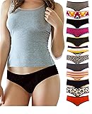 Sexy Basics Women's 12 Pack Cotton Spandex Flexible