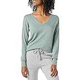 Amazon Essentials Women's Lightweight Long-Sleeve V-Neck Tunic Sweater (Available in Plus Size)