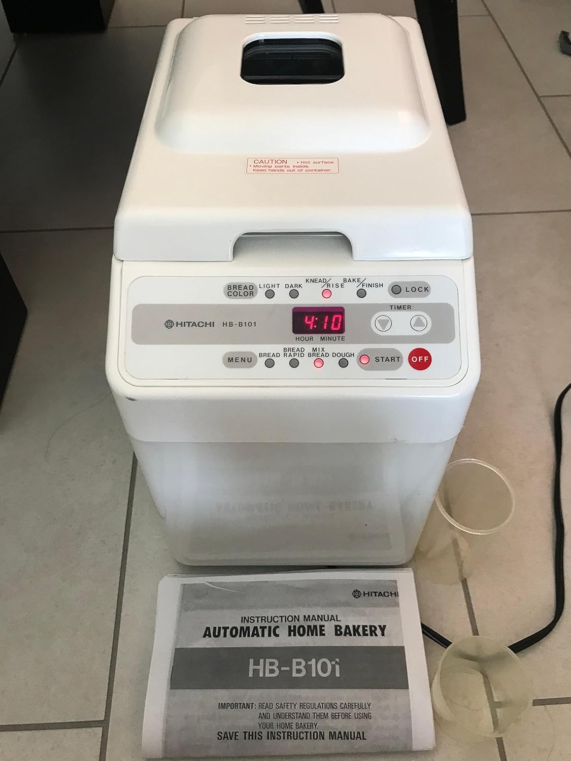 Amazon.com: Hitachi HB B101 Bread Machine: Hitachi Breadmakers Machine:  Kitchen & Dining