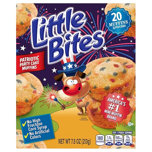 LITTLE BITES PARTY CAKE MUFFINS, 5 INDIVIDUAL PACKS,...