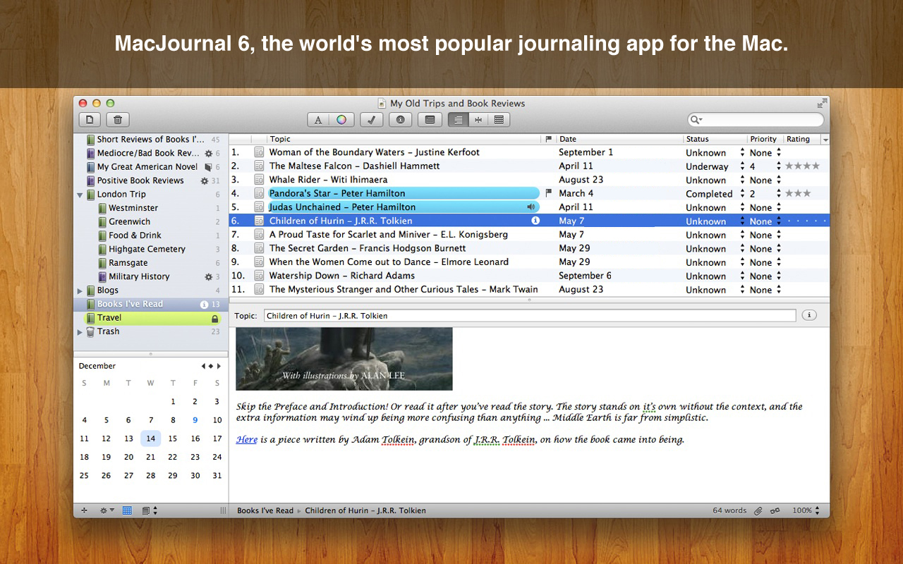 MacJournal 6 [Download] - Thumbnail 2