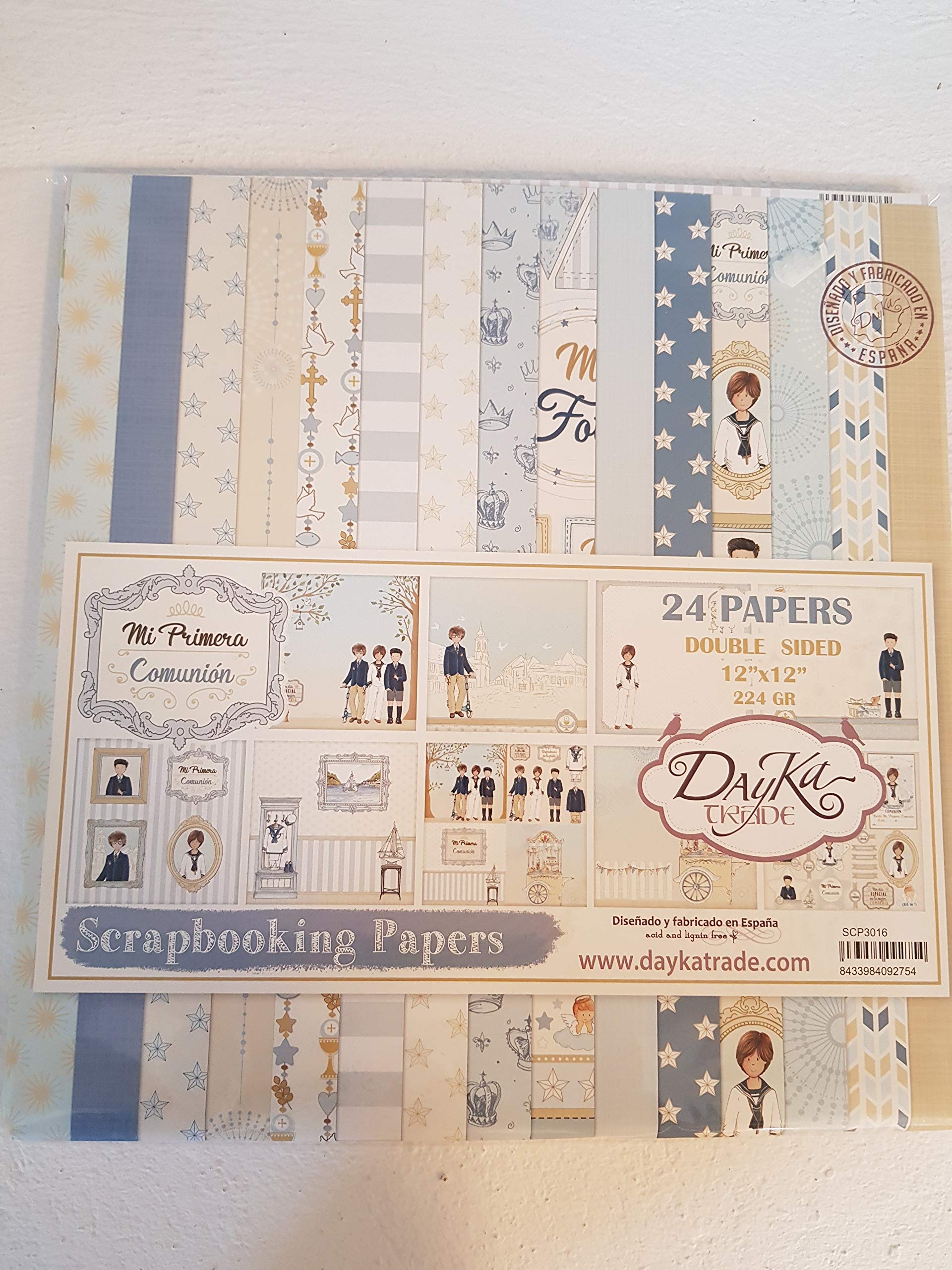 SCP3016 Scrap Paper 30.5x30.5 Communion Child 2019 24 PCS