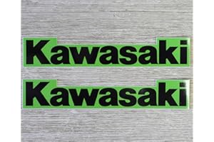 I5MOTORCYCLE Green Decals Stickers Graphics Compatible with Kawasaki KX60 KX65 KX80 KX85 KX100 KX125 KX250 KX300 Ninja 250 300 500 ZX6 ZX6R ZX7 ZX7R ZX9 ZX9R ZX10 ZX10R ZX11 ZX12 ZX12R ZX14 ZX14R