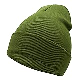 Unisex Knit Soft Warm Cuffed Beanie Hat Winter Camo