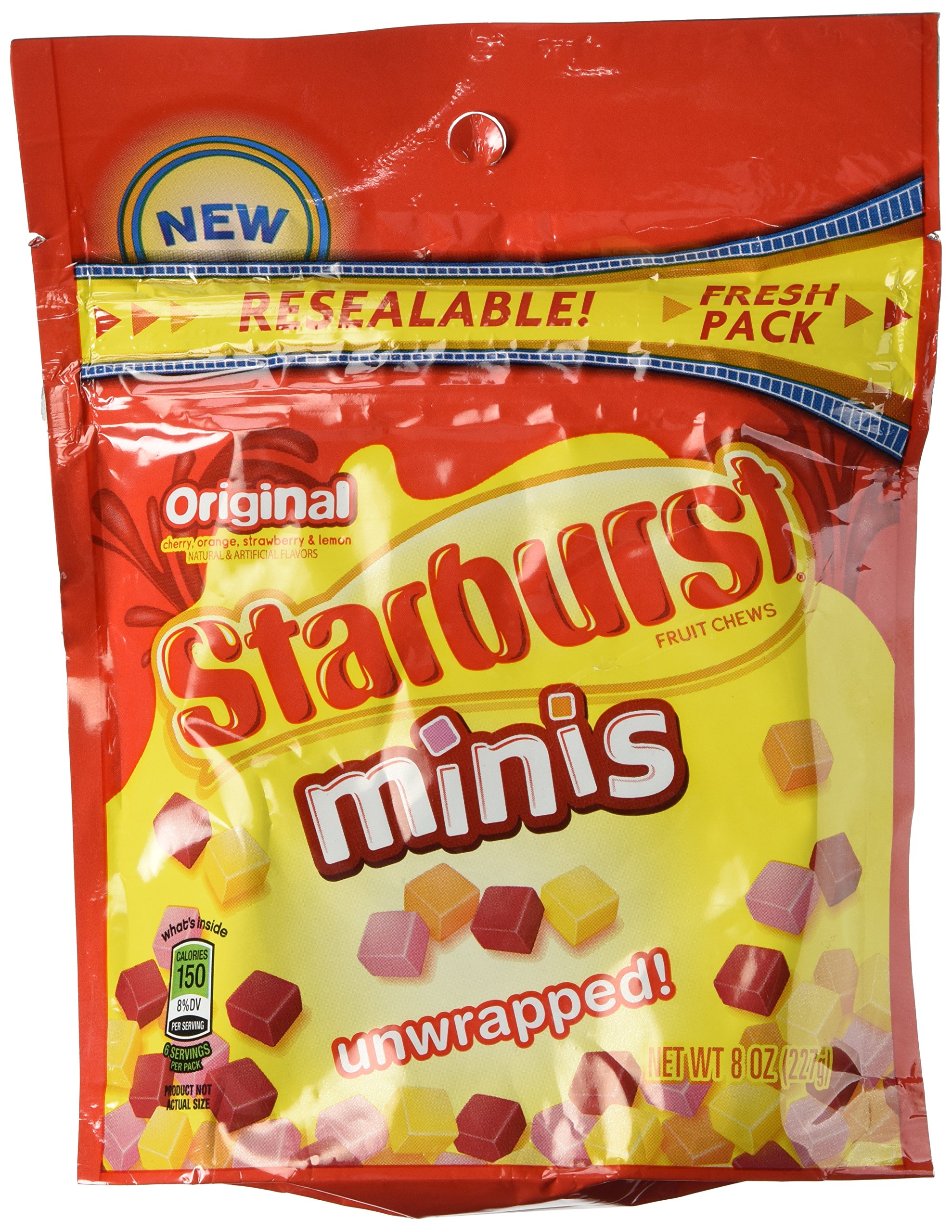 Starburst Mini Fruit Chews FaveReds Unwrapped, 8oz (2