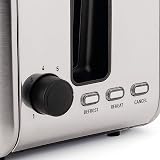 Haden Stoke 2 Slice Toaster Brushed Stainless Steel 750W Browning Control view 5