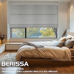 BERISSA Roman Shades for Interior Windows, Room