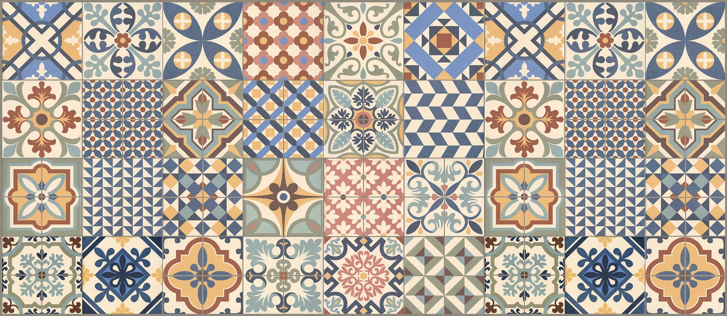 Vilber Rug, Vinyl, Multicoloured-01, 78 x 180 x 0.22 cm