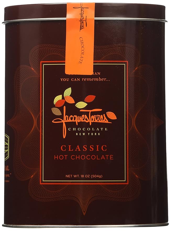 Jacques Torres Hot Chocolate Classic 18oz Tin Hot
