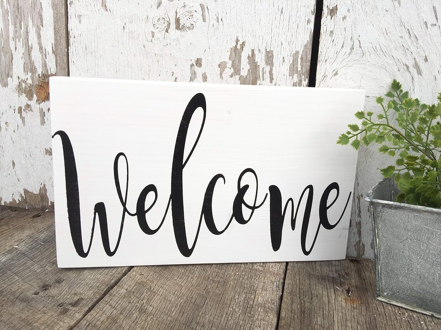 Hand Painted Wood Sign Handmade