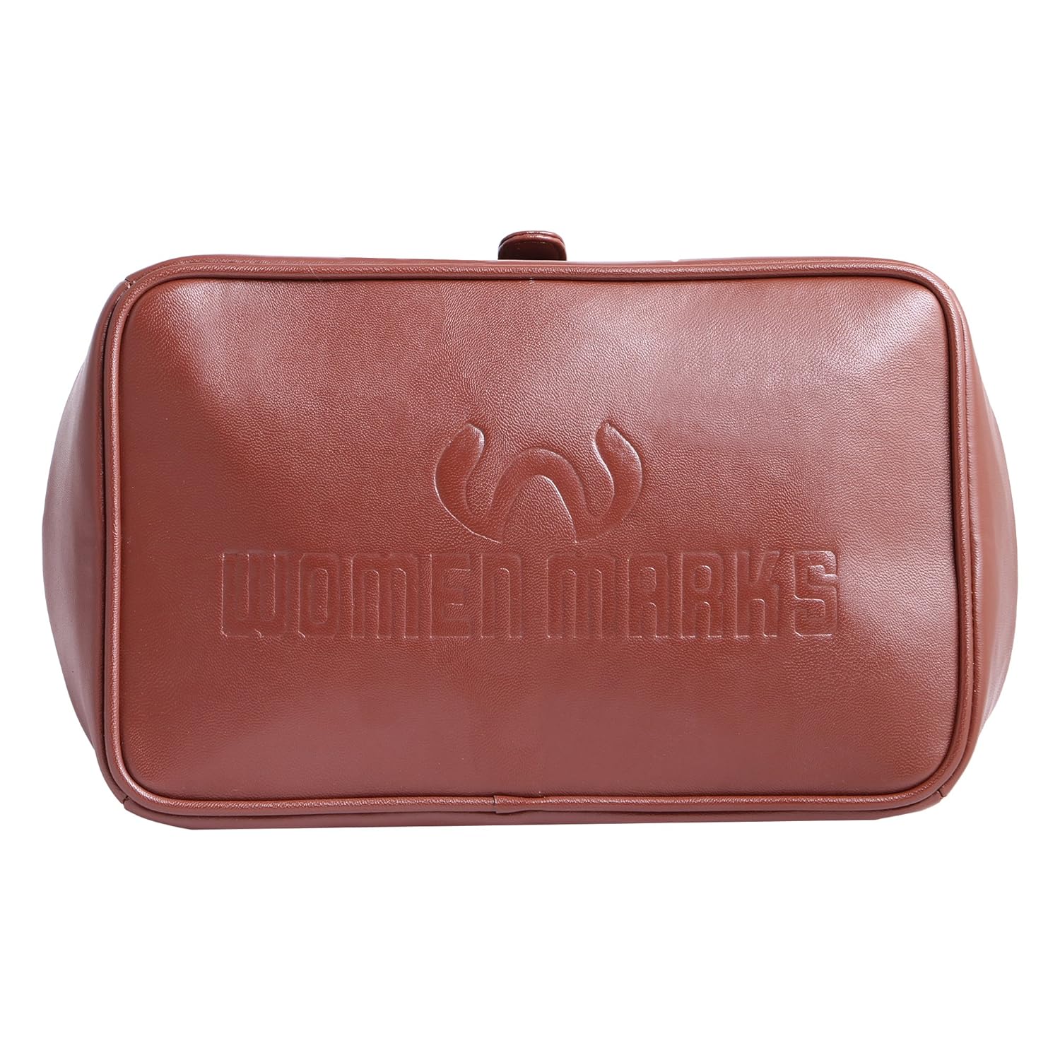 women marks women's pu handbag, 6x9-inch(brown)