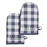 Rae Dunn Mini Oven Mitts Heat Resistant, Quilted