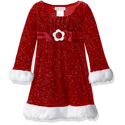 Bonnie Jean Big Girls' Santa Dresses