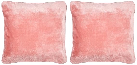 Gözze Kissenbezug 2er-Set, Cashmere-Feeling, 50 x 50 cm, Altrosa, 40132-39-A2