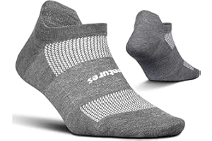 Feetures High Performance Ultra Light Ankle Sock - No Show Socks for Women & Men with Heel Tab