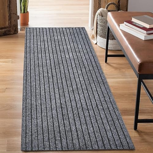 BESTVUE 2' x 6' Runner Rugs with Rubber Backing, Outdoor Indoor Utility Non Slip Carpet Rug Runner for Hallway, Custom Size Area Rugs Mat for Entryway Balcony Patio Kitchen Garage Stair Laundry