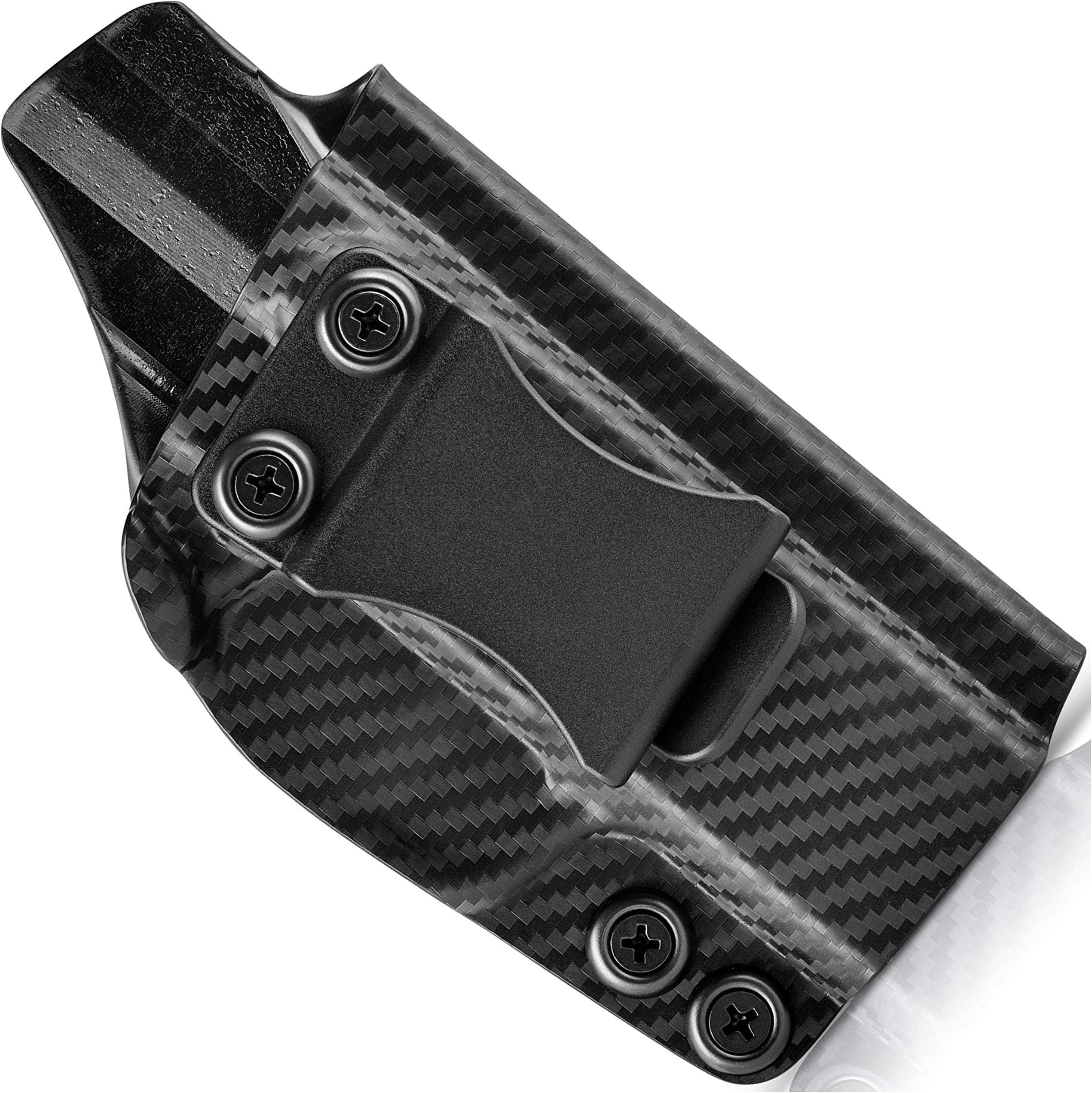 Rounded by Concealment Express IWB KYDEX Holster fits Springfield | Carbon Fiber Black