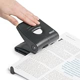 Rapesco PF827PB2 Germ-Savvy Antibacterial 827-P 2-Hole Punch 30 Sheet Black view 2
