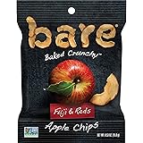 Bare Baked Crunchy Apple Fruit Snack Pack, Gluten Free Snacks, Fujis & Reds, 0.53oz Snack Bags (16 Pack)
