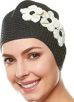 girls bathing caps