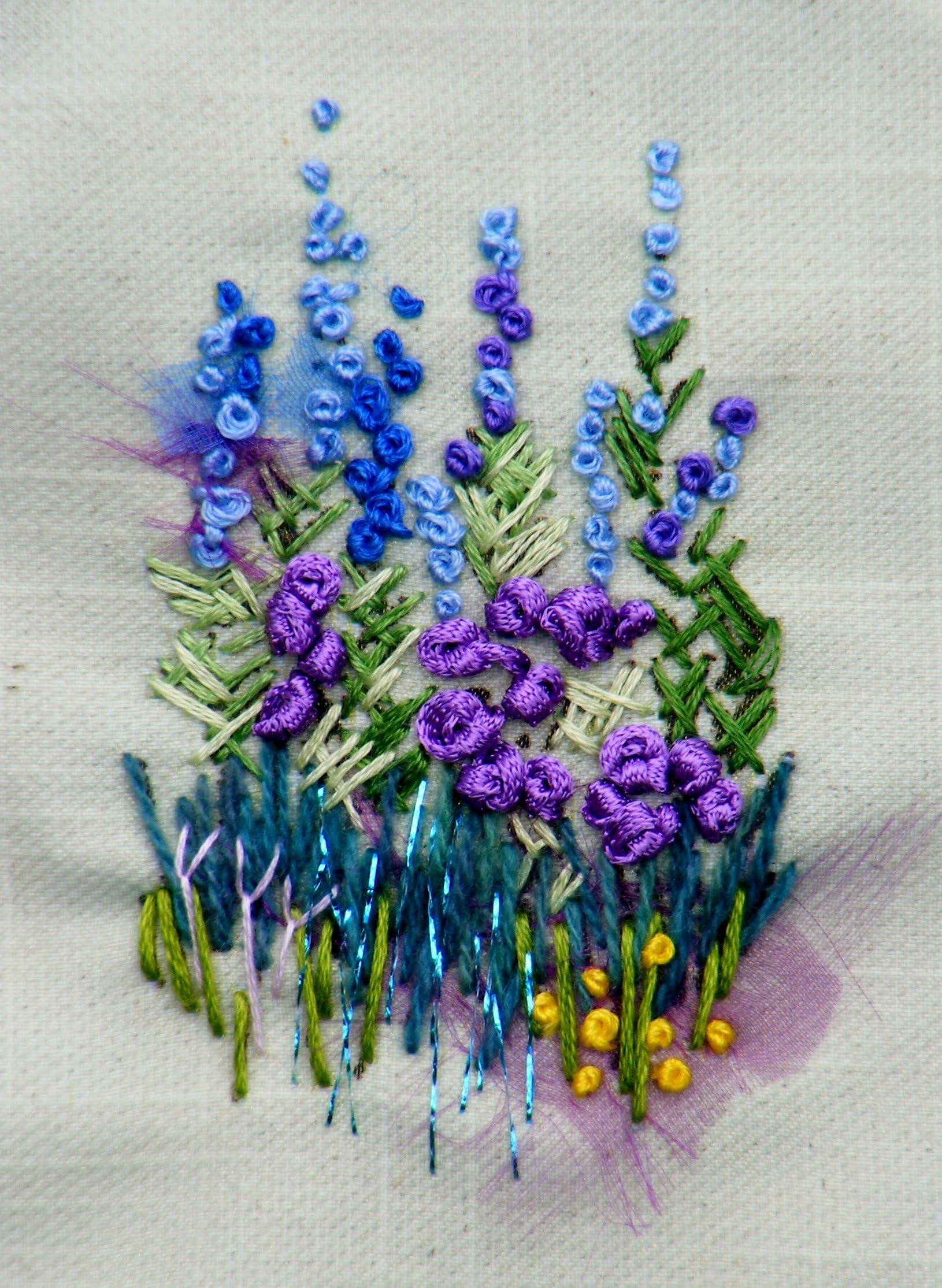 Blue Delphiniums