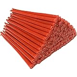Natural Pure Beeswax Candles Organic Honey Eco Candles Amber Red Color in Gift Box (Natural Cotton Wicks, Dripless, Smokeless