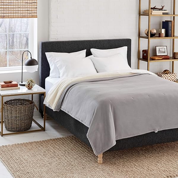 OverseasStore店Sunbeam Queen Premium (Mushroom Controls, Velveteen Heat