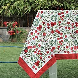 Ridhi Garnet Red and Emerald Green Indian Floral